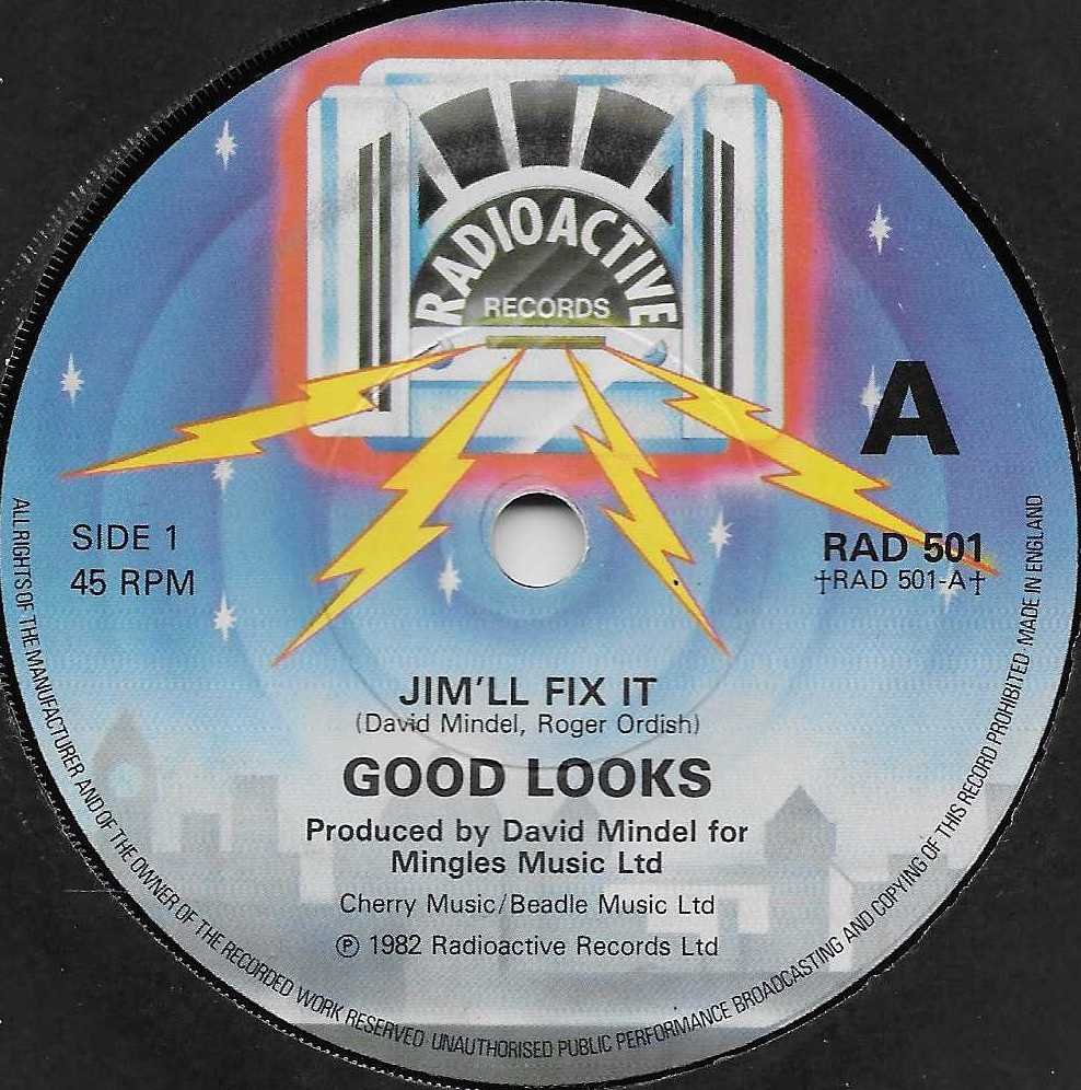 RAD 501 Jim'll fix it David Mindel / Roger Ordish from the BBC records and Tapes library Label